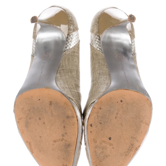 Stella McCartney linen and mesh stilettos 38 - Picture 5 of 5